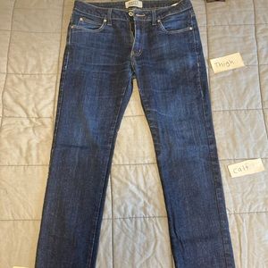 Naked and famous jeans sz 34 cashmere blend stretch